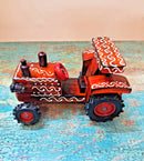 Wooden Ride-On Tractor Toy for Toddlers with 4 Wheels and Functional Design Magic Cars 3