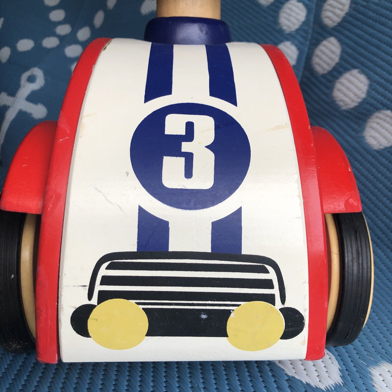Wooden Classic Sport Ride-On Self-Push Car Magic Cars 14