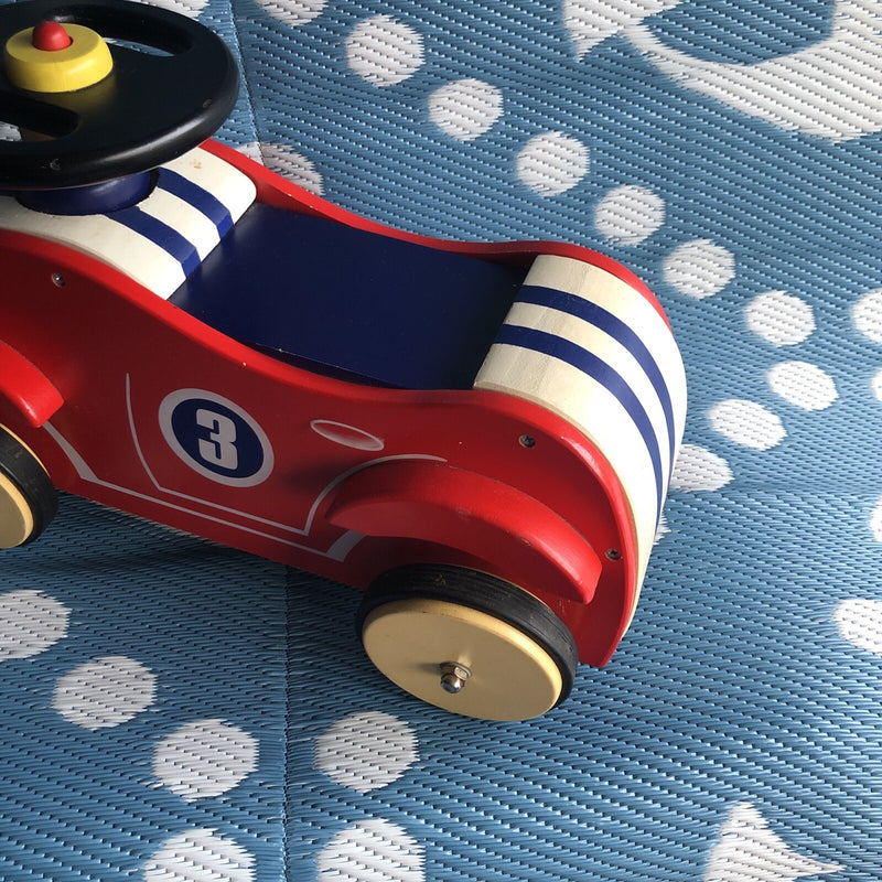 Wooden Classic Sport Ride-On Self-Push Car Magic Cars 6