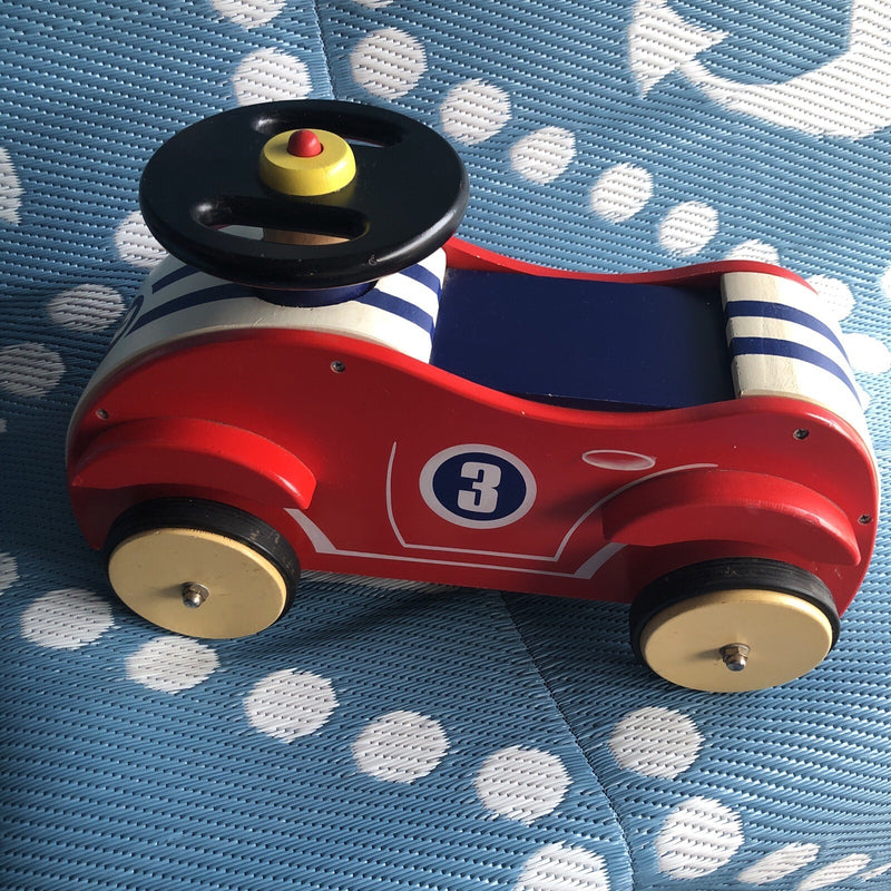 Wooden Classic Sport Ride-On Self-Push Car Magic Cars 7