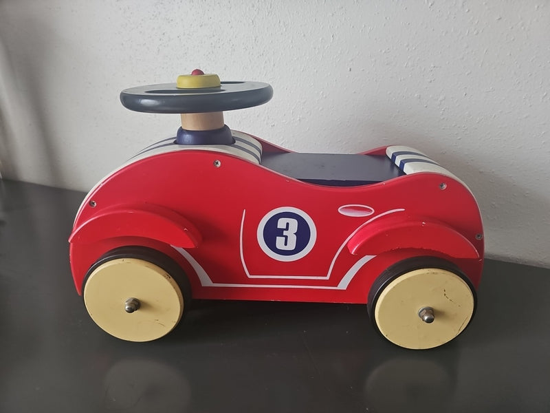 Wooden Ride-On Classic Sport Push Car for Kids Magic Cars 0