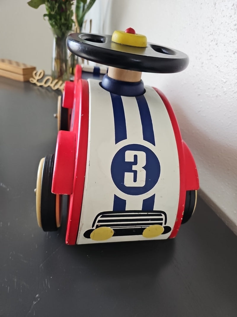 Wooden Ride-On Classic Sport Push Car for Kids Magic Cars 12