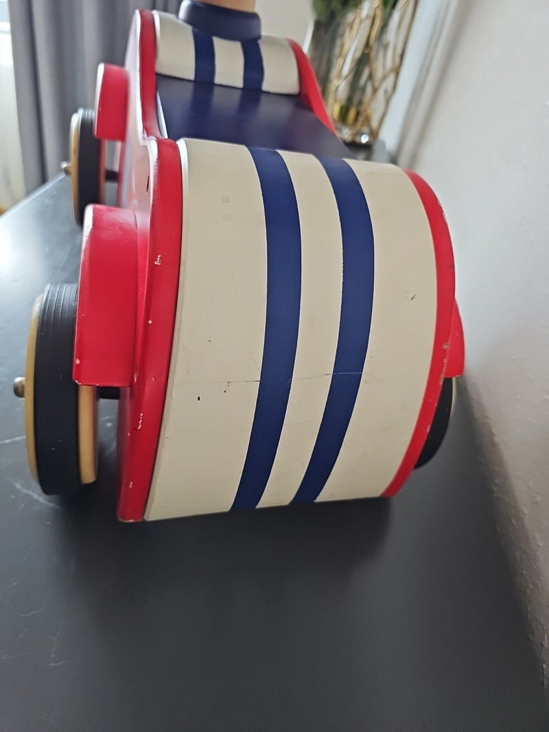 Wooden Ride-On Classic Sport Push Car for Kids Magic Cars 4