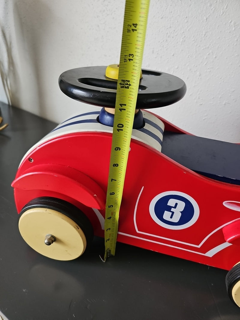 Wooden Ride-On Classic Sport Push Car for Kids Magic Cars 7