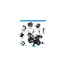 P-Series 12V BMW Police Motorcycle for Children, Featuring LED Lights and MP3, White Magic Cars 6