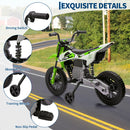 P-Series 12V Kids' Electric Dirt Bike with Training Wheels in Green Magic Cars 5