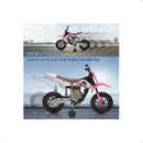 P-Series 12V Electric Kids Dirt Bike with Training Wheels in Pink Magic Cars 2