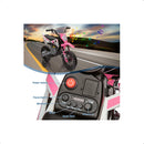 P-Series 12V Electric Kids Dirt Bike with Training Wheels in Pink Magic Cars 4