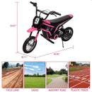T-Series 350W Electric Dirt Bike for Kids Ages 13+, 14.3 MPH, Pink Magic Cars 7