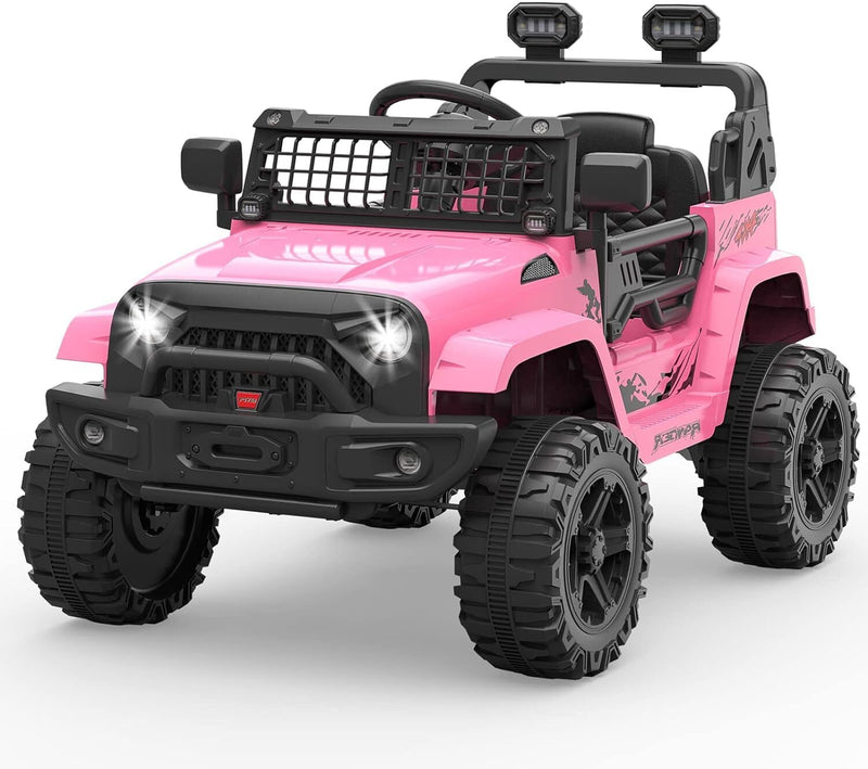 Electric Ride-On Truck with Remote Control, Spring Suspension, and LED Lights Magic Cars 9