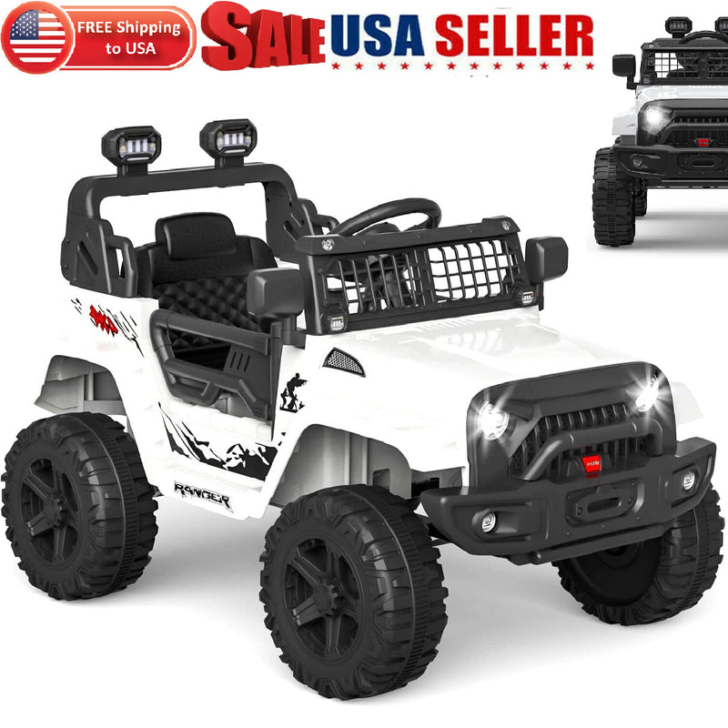 Electric Ride-On Truck with Bluetooth, 2 Speeds, and Remote Control Magic Cars 14