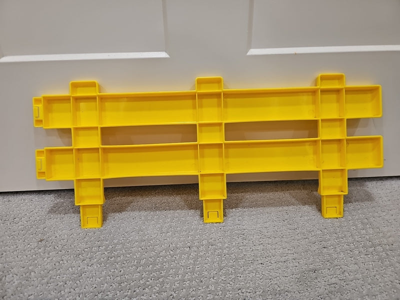 Kids' Yellow Ride-On Tractor Wagon Trailer with Side Gate Section Magic Cars 6