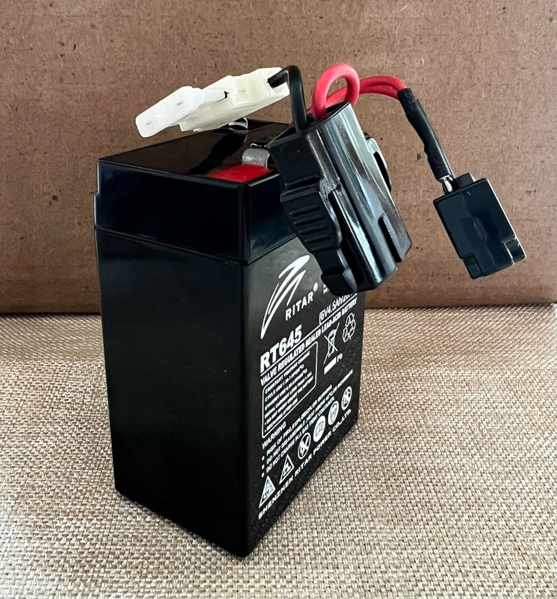 6V 4.5Ah Rechargeable Battery for Toddler Ride-On Vehicles Magic Cars 3