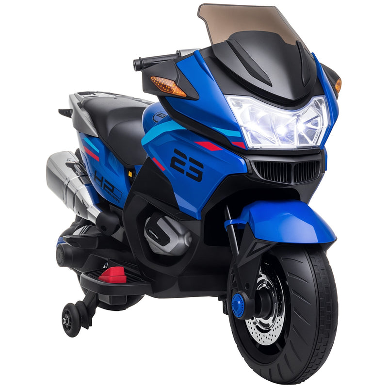 Electric Kids Motorcycle with Sound Effects, Lights, and Music – Blue Magic Cars 2