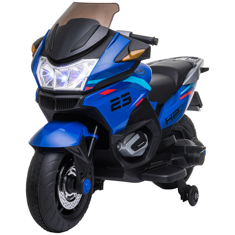 Electric Kids Motorcycle with Sound Effects, Lights, and Music – Blue Magic Cars 3