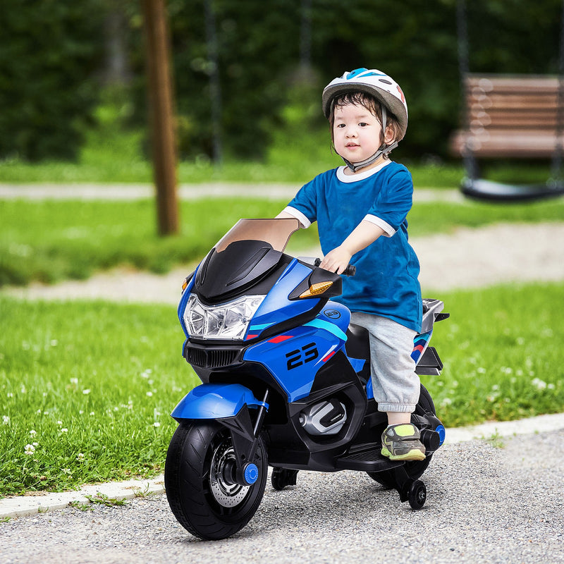 Electric Kids Motorcycle with Sound Effects, Lights, and Music – Blue Magic Cars 8