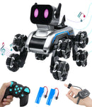 Remote Control Robot Dog Car for Kids with 8 Wheels and Handheld RC Stunt Features Magic Cars 0