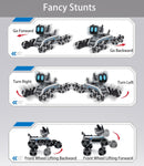 Remote Control Robot Dog Car for Kids with 8 Wheels and Handheld RC Stunt Features Magic Cars 2