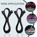 4 Pin Rock Light Extension Cable 60 Inch for Trucks, ATVs, and UTVs - Set of 12 Magic Cars 3