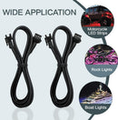 4 Pin 60-Inch Rock Light Extension Wire for Trucks, ATVs, and UTVs - Pack of 12 Magic Cars 3