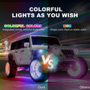 Rock Lights for Trucks Jeep UTV ATV Bright Underglow Exterior Wheel Lighting Magic Cars 3