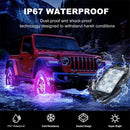 Rock Lights for Trucks Jeep UTV ATV Bright Underglow Exterior Wheel Lighting Magic Cars 4