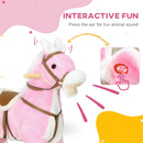 Toddler Rocking Horse with Saddle and Sound Features Magic Cars 3