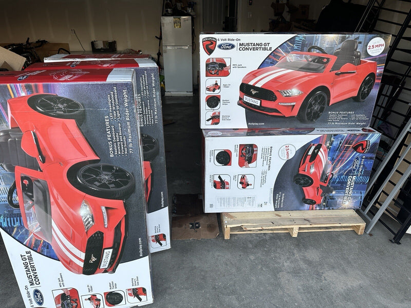 Convertible Mustang GT Electric Ride-On Car for Kids Magic Cars 0