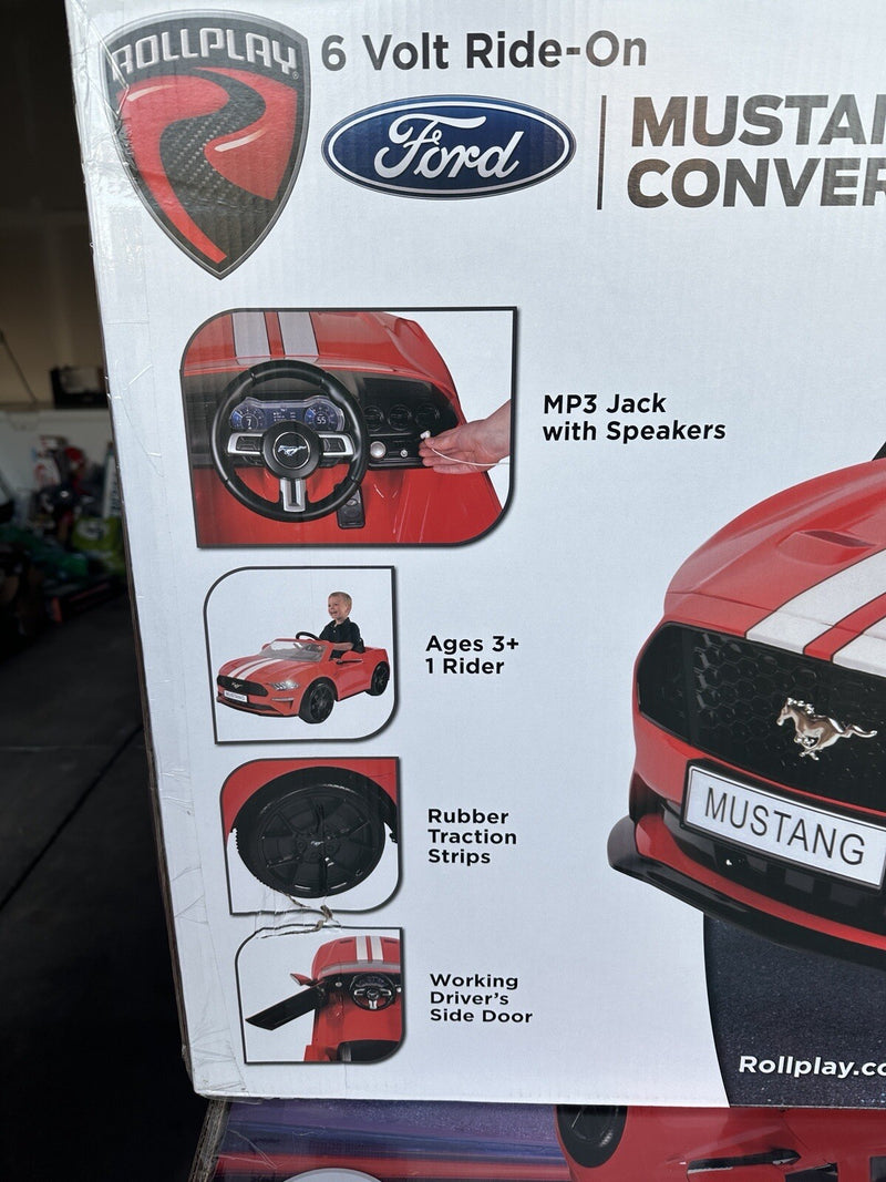 Convertible Mustang GT Electric Ride-On Car for Kids Magic Cars 1