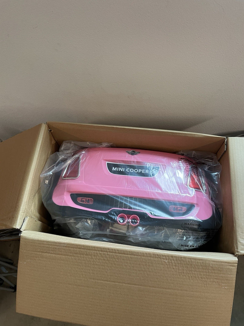 Mini Cooper 6V Pink Electric Ride-On Car for Kids Magic Cars 0