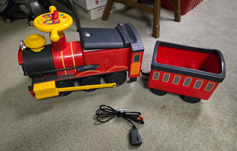 RollPlay Steam Engine Ride-On Toy Open Box Tested and Working Magic Cars Variant 0