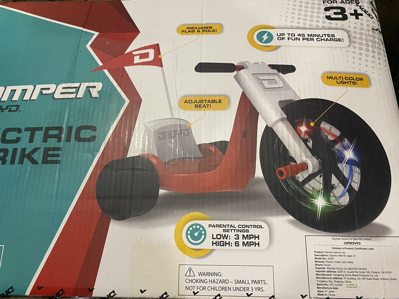 Electric Motorized Kids Tricycle with Parental Speed Control Magic Cars 6