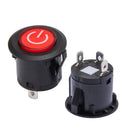 Red 3-Pin Round Push Button Switch for Kids Electric Ride-On Cars Magic Cars Variant 0