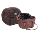 Round Wicker Basket Topcase - Removable Liner - image 3