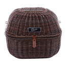 Round Wicker Basket Topcase - Removable Liner - image 5