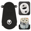6V RS380 Electric Motor Gearbox with Steering Gear for Kids' Toy Cars Magic Cars 3