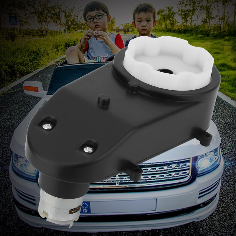 12V 5600RPM RS380 Electric Motor Gearbox with Steering Gear for Children's Toy Car Magic Cars Variant 0