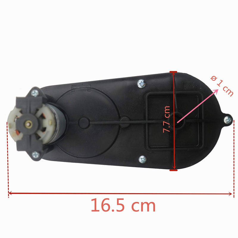 390 6V DC Motor with 18000 RPM Gearbox for Kids Ride-On Vehicles Magic Cars 2