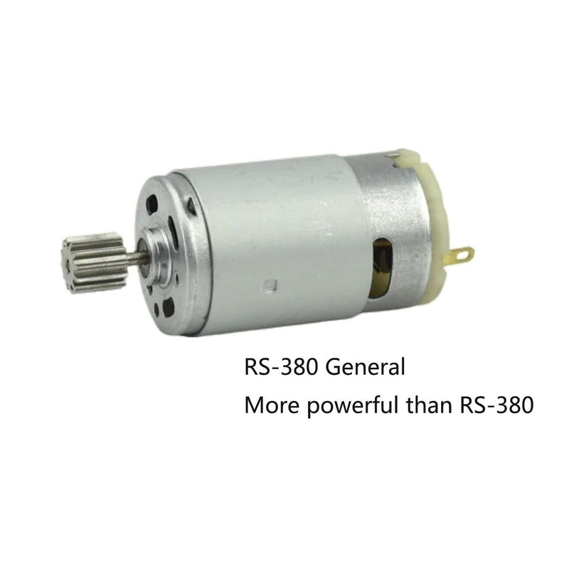 geared dc motor 12v RS390 6V DC Electric Motor 16000RPM 12-Tooth Gear for Toy Cars Free Warranty 1 Year