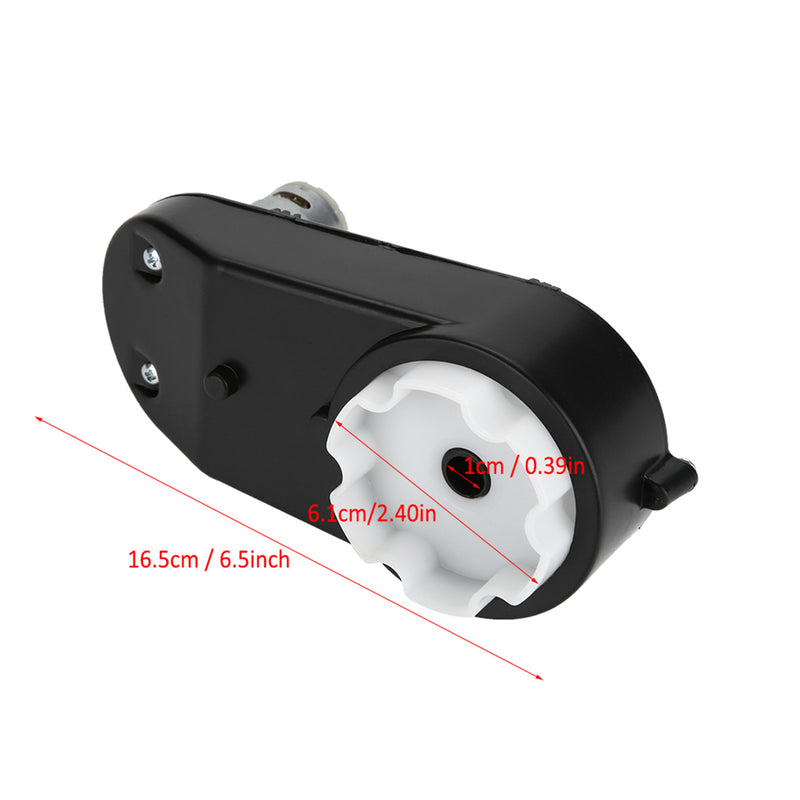 12V RS390 Electric Motor with Gearbox 16000RPM for Kids Toy Cars Magic Cars 7