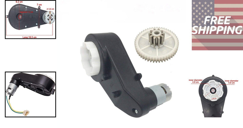 RS550 24V 30000RPM Motor and Gearbox Upgrade for Kids Ride-On Vehicles Magic Cars 1