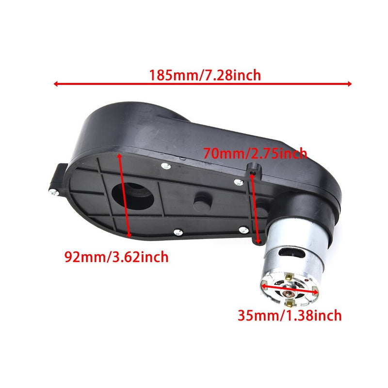 RS550 12V 30000RPM Motor with Gearbox for Kids Ride-On Cars Magic Cars 7