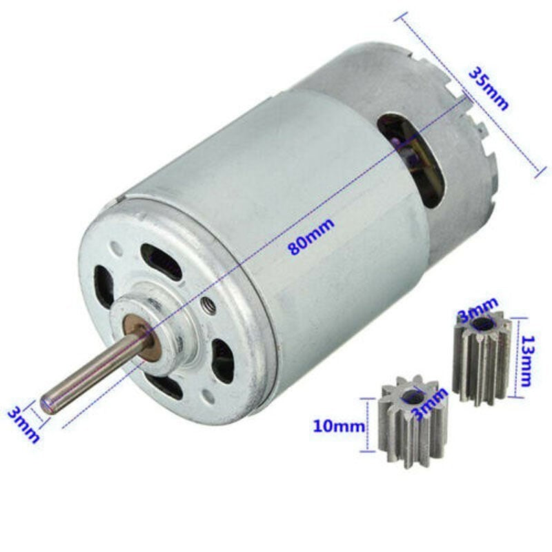 RS550 High Speed 30000rpm Motor Gear Replacement Spare Part Magic Cars 2
