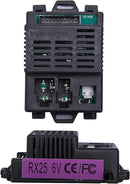 RX25 6V Kids Electric Ride-On Car with 2.4G Bluetooth Remote Control and Receiver Magic Cars 1