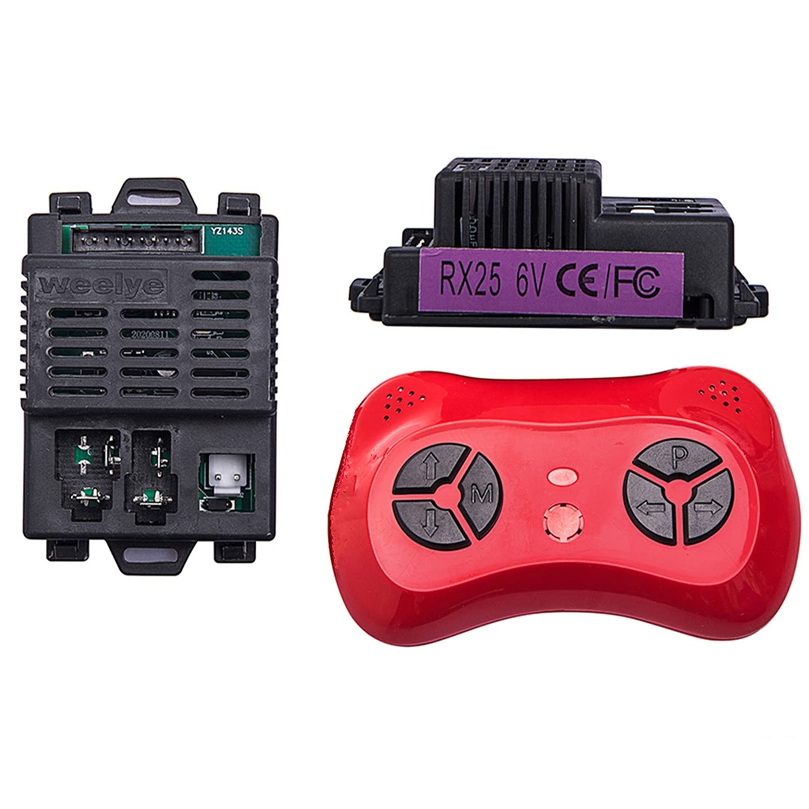 RX25 6V Kids Electric Ride-On Car with 2.4G Bluetooth Remote Control a