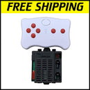 12V Kids Ride-On Car Remote Control and Receiver Replacement Kit for RX43 and RX23 Models Magic Cars 0