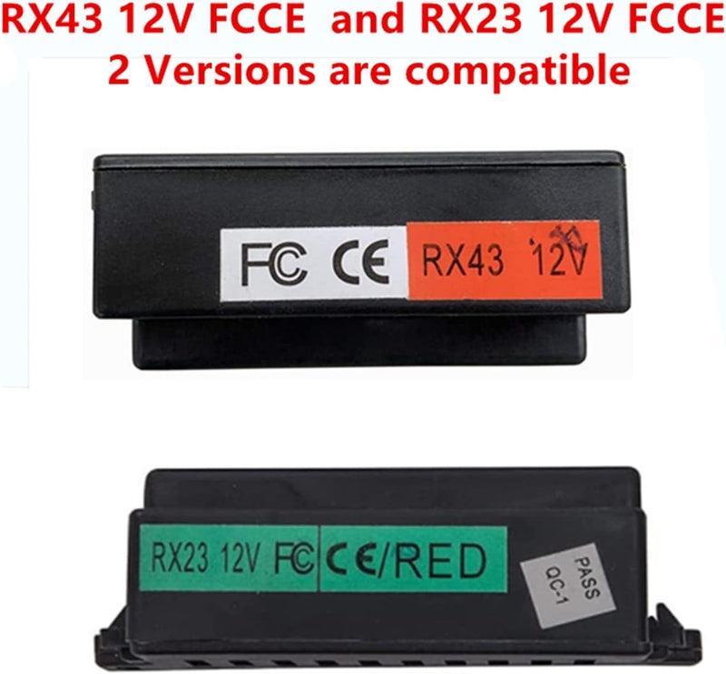 12V Kids Ride-On Car Remote Control and Receiver Replacement Kit for RX43 and RX23 Models Magic Cars 3