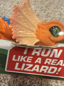 Zuru Robo Alive Interactive Frilled Neck Lizard Robotic Toy for Kids - Orange and Blue