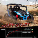 Blue 12V Kids Electric Ride-On Truck with Remote Control - Safe and Fun Adventure Vehicle