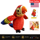 Chatty Plush Macaw - Your Fun Companion for Language Learning